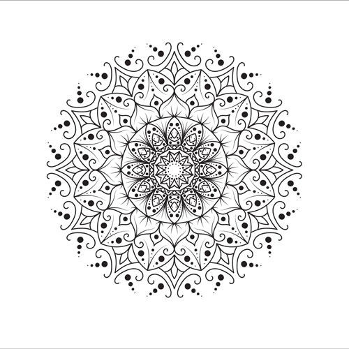 Abstract Mandala Design