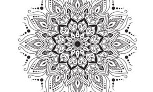 Flower Modern Mandala Design Pattern