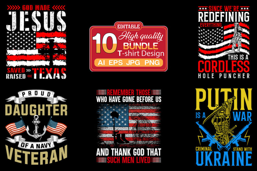 USA Veteran T-Shirt Design